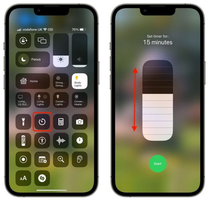 在 iPhone 上快速打開“計時器”功能的兩種方法